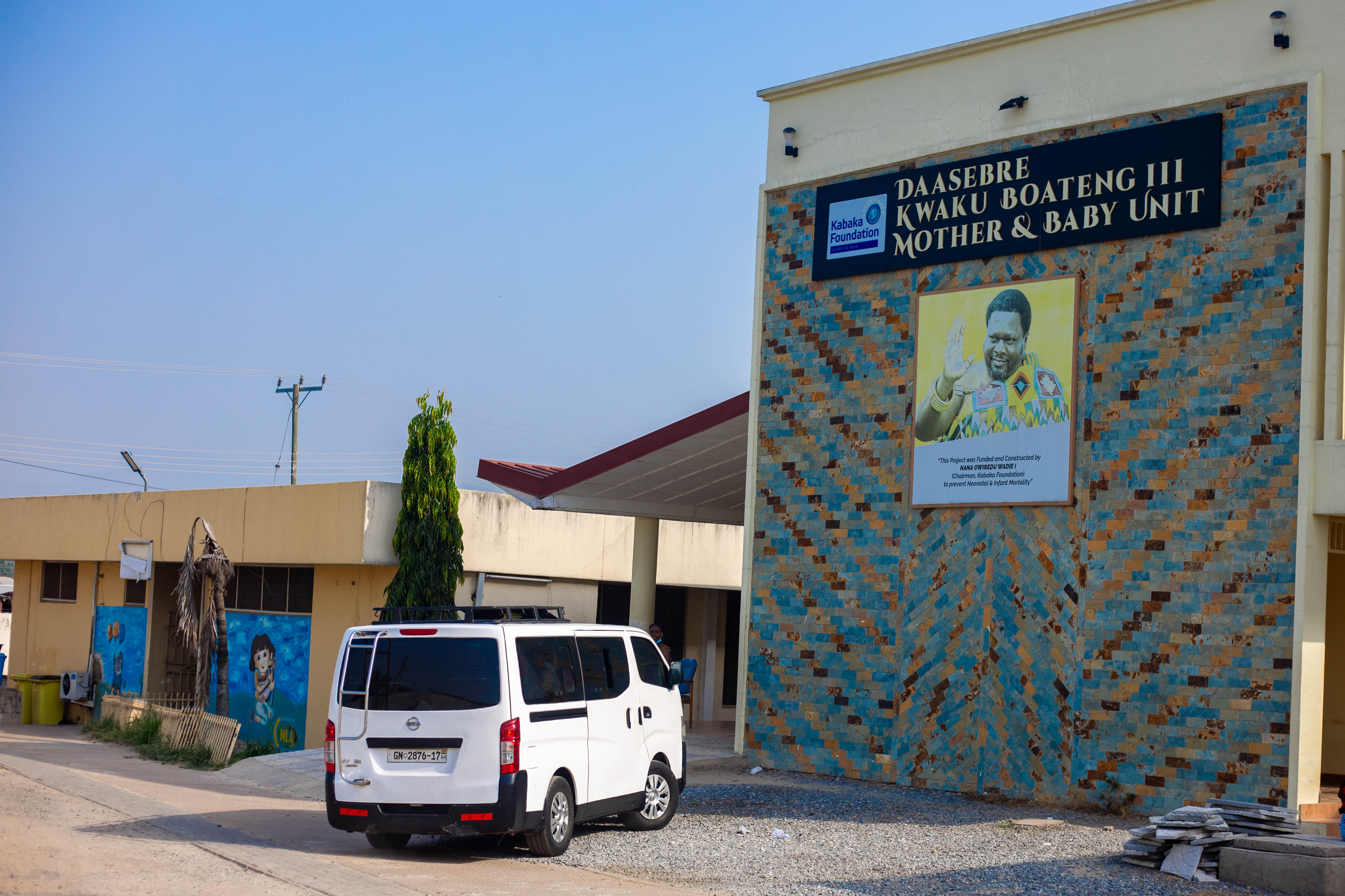 Purple Basket outreach at a health facility