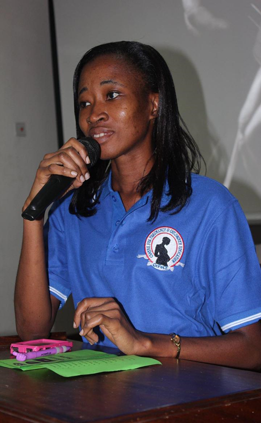 Paediatric Society of Ghana representative at an AFPNC event