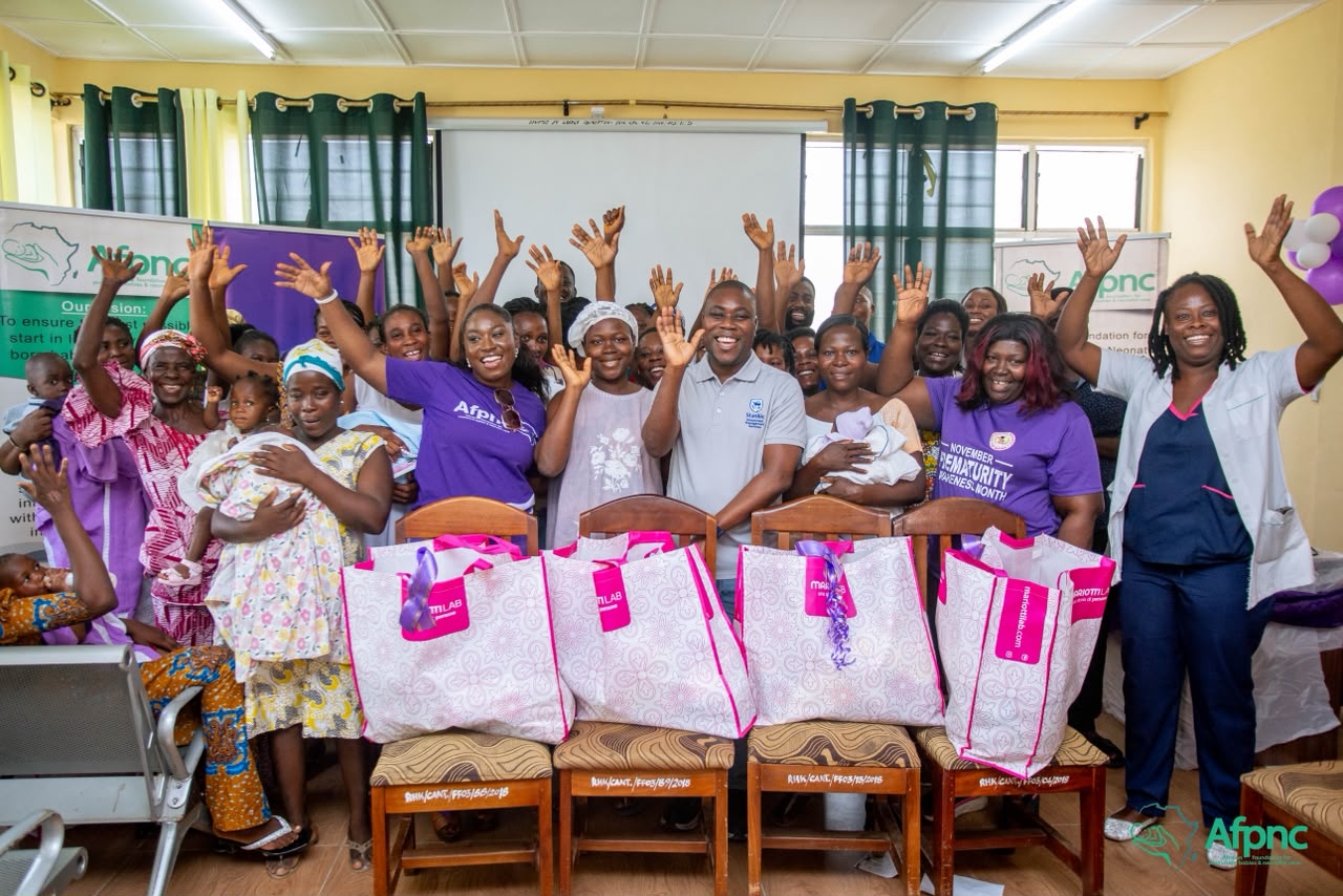 AFPNC team with mothers and families